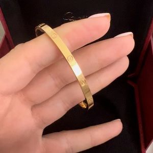 Authentic Cartier Small Bracelet size 16